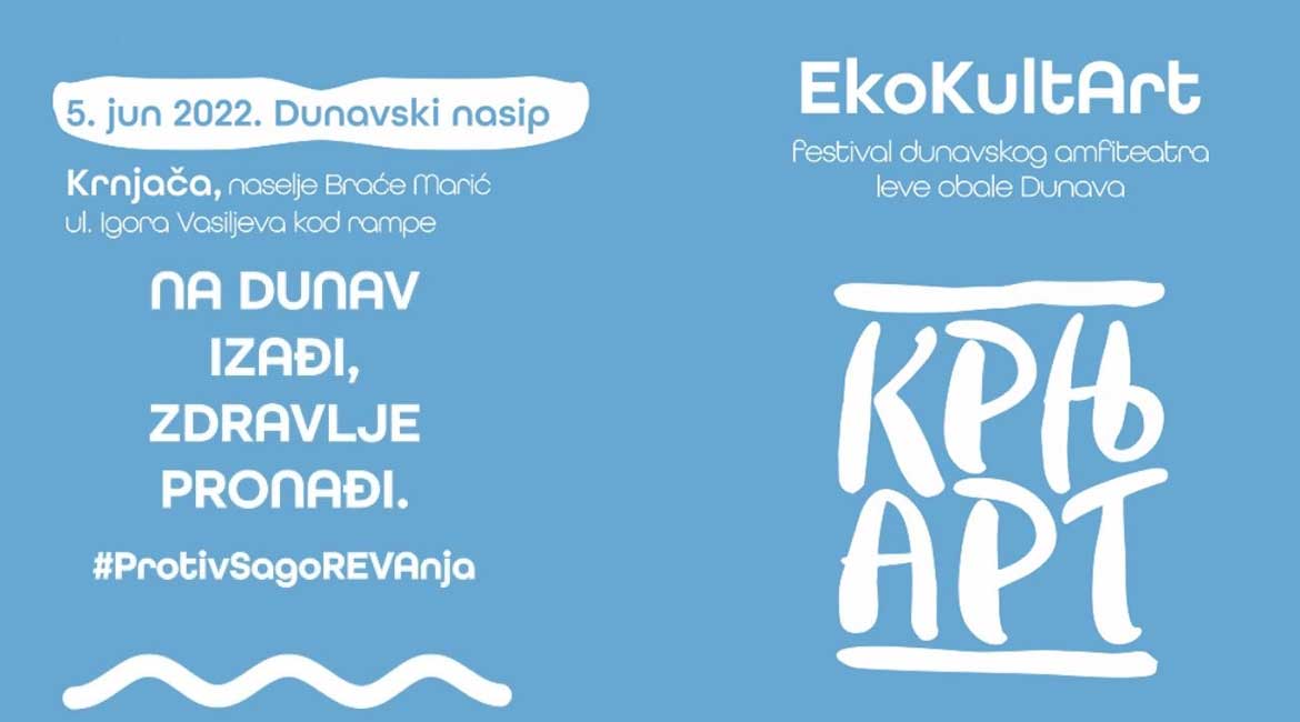 Počeo EkoKultArt festival „KrnjArt“ na dunavskom nasipu u Krnjači
