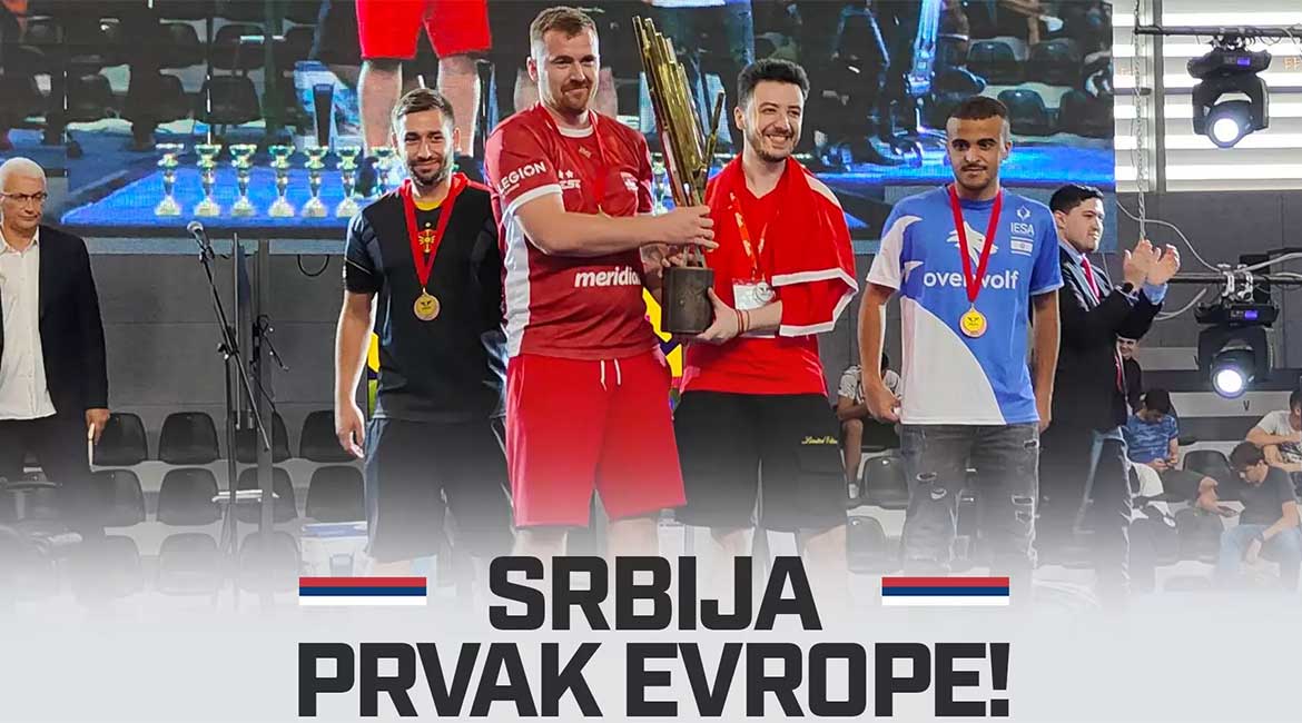 Srbija je šampion Evrope u eFootball-u