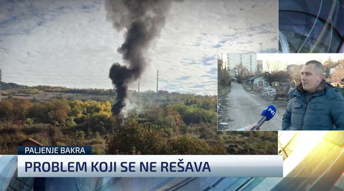 Građani zabrinuti zbog dima od sagorevanja bakarnih kablova