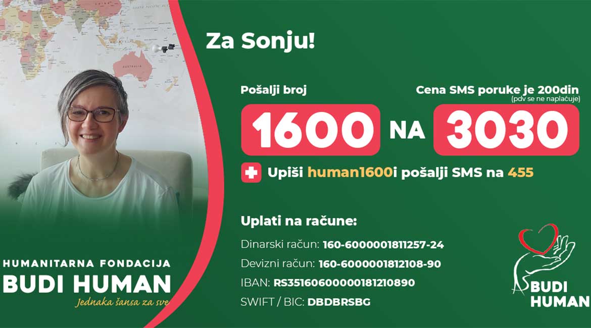 Pomozimo Sonji Nešković: Neophodna sredstva za robotsku neurorehabilitaciju