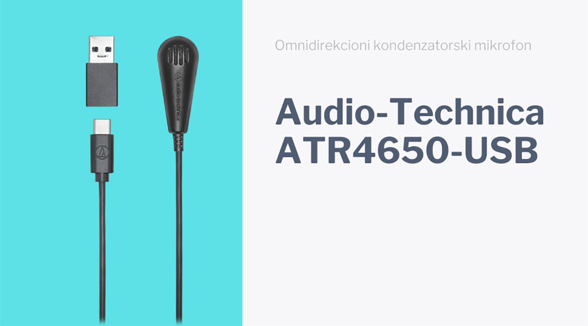 Mikrofon bubica: Audio-Technica ATR 4650-USB