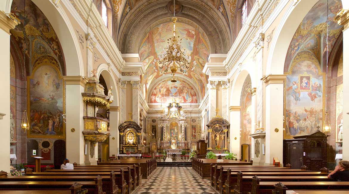 Unutrašnjost Franjevačke crkve