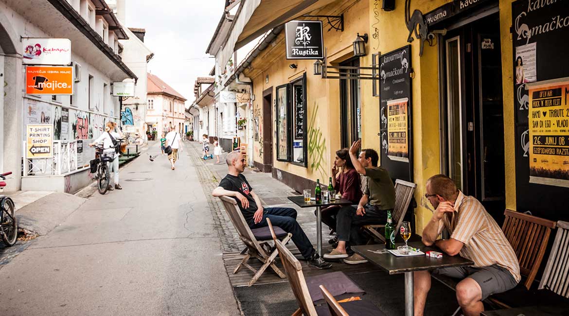 Trubarjeva ulica u Ljubljani