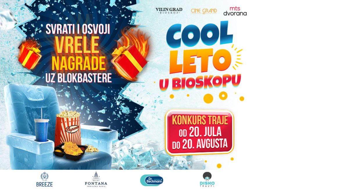 Nagrade za kreativce uz COOL LETO U BIOSKOPU