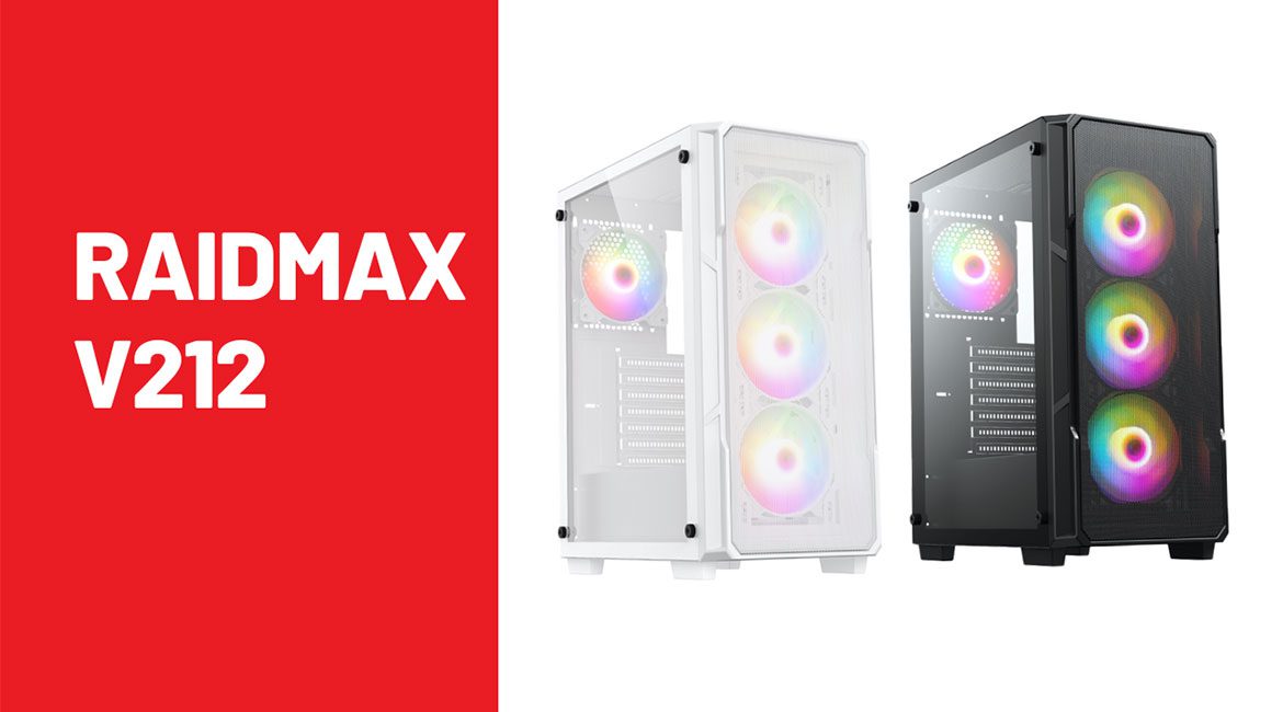 Raidmax V212: Moćan izgled, odličan airflow i RGB ventilatori