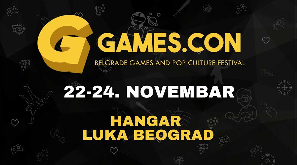Games.con: Pripremite se za festival video igara i pop kulture