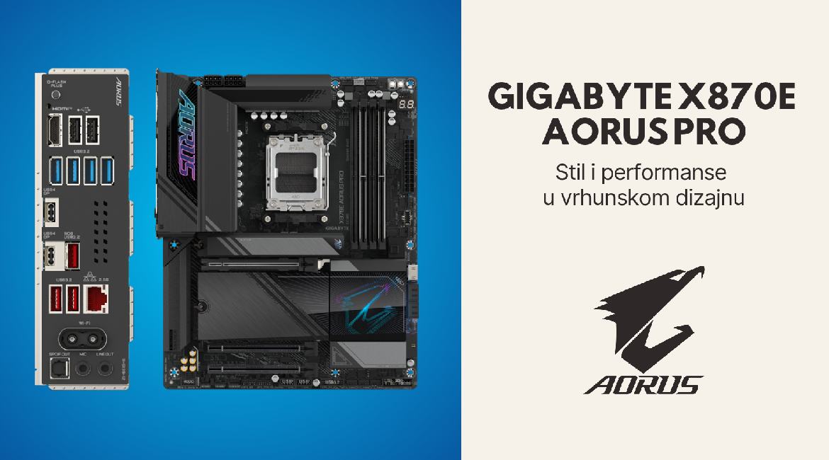 Gigabyte X870E Aorus Pro: Performanse u vrhunskom dizajnu