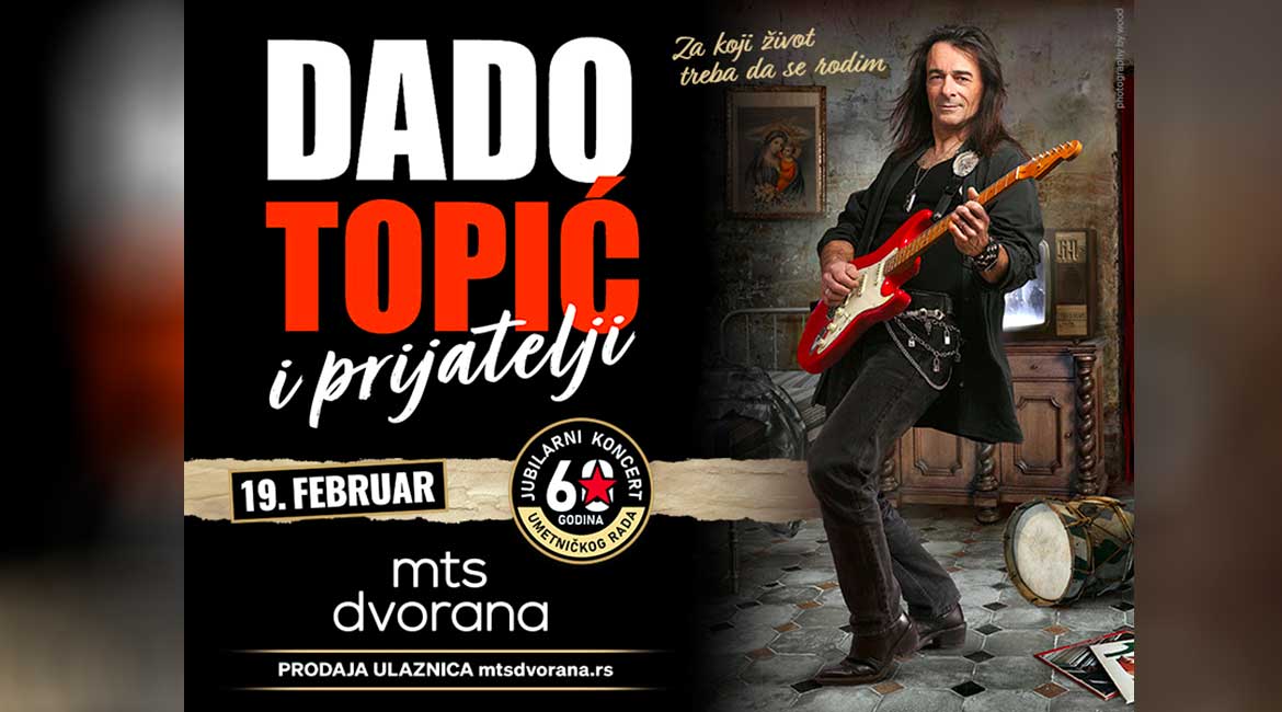 Dado Topić slavi 60 godina karijere velikim koncertnim tour-om