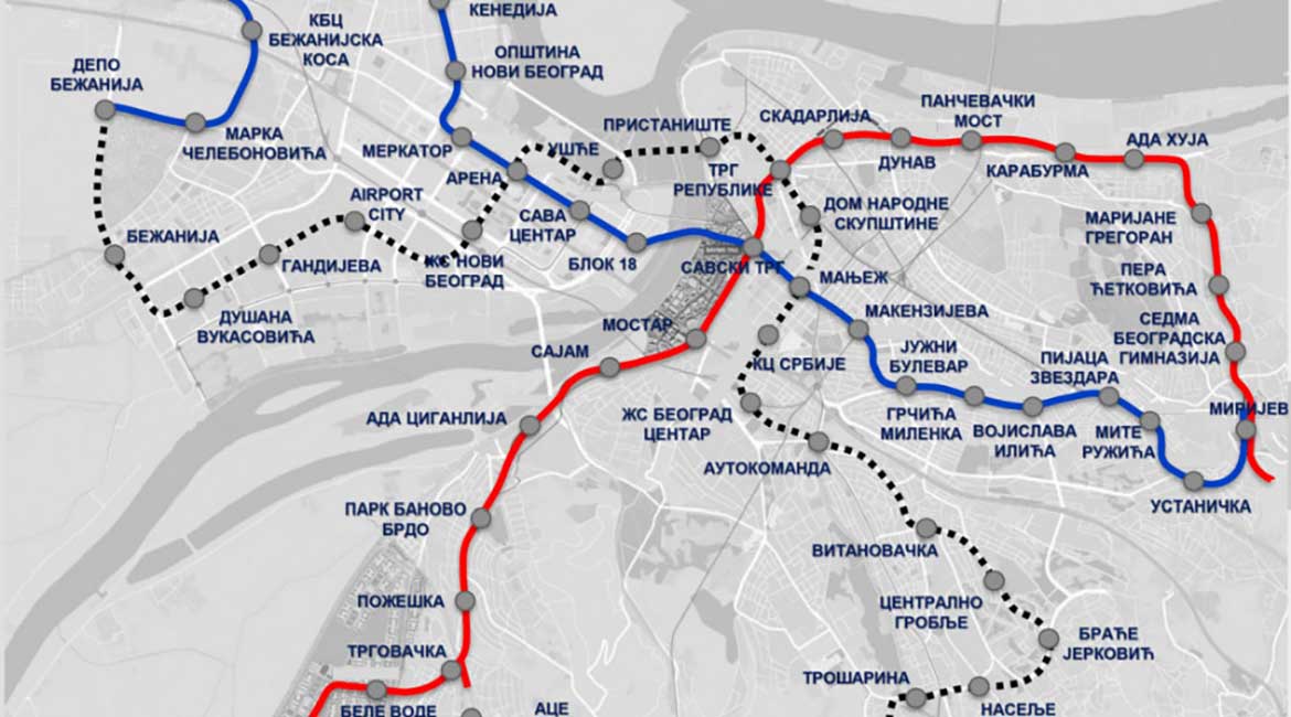 Druga faza beogradskog metroa: Šta obuhvata plan?