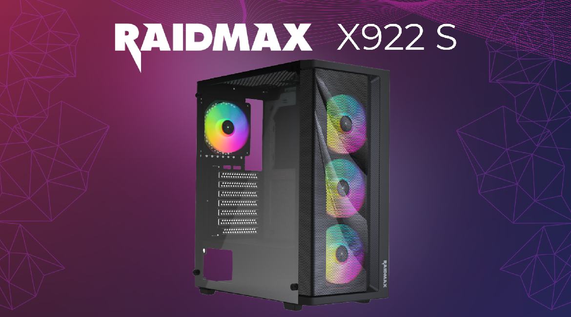 Raidmax X922 S: Savršen spoj stila, efikasnosti i hlađenja