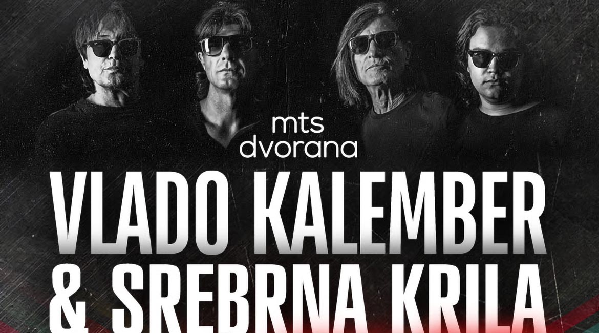 Vlado Kalember i Srebrna Krila 4. decembra u mts Dvorani