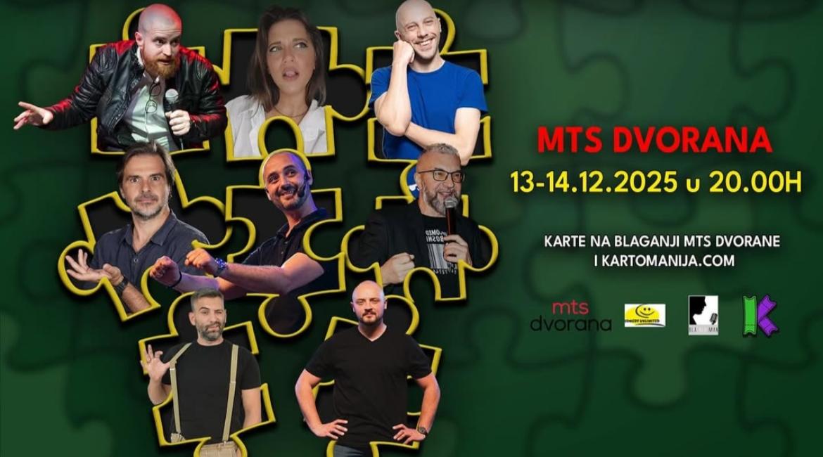 Najveći festival stand up komedije u mts Dvorani