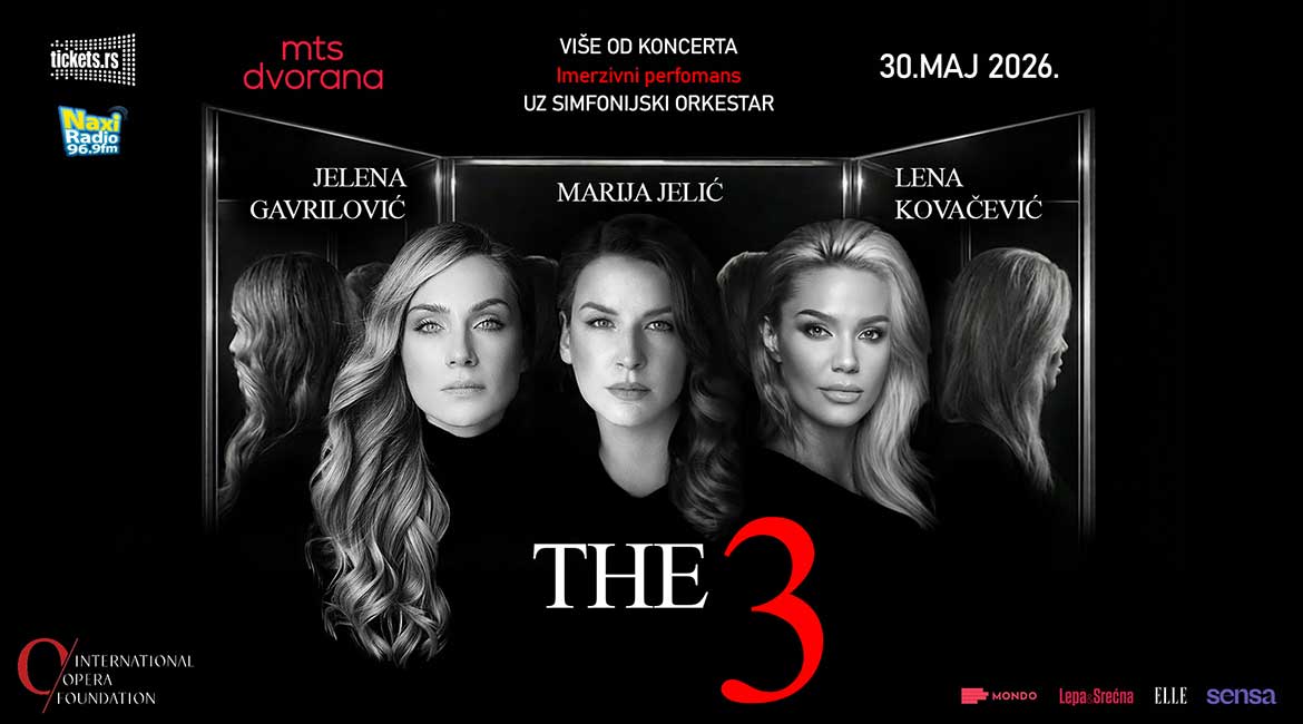 THE 3 u mts Dvorani: Kovačević, Gavrilović i Jelić