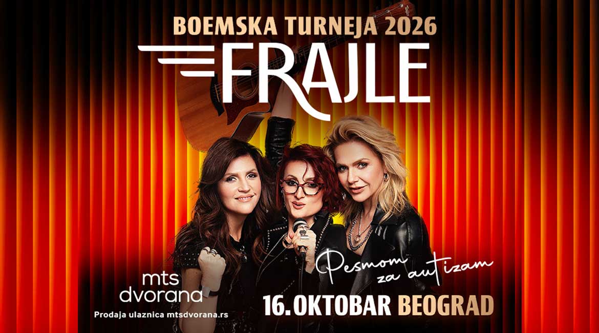 The Frajle u mts Dvorani: Humanitarni koncert Pesmom za autizam