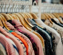 Shop for clothing,Clothes shop on hanger at the modern shop boutique