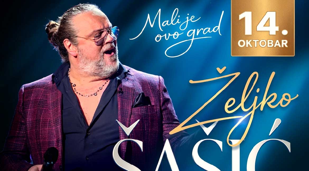 Željko Šašić: Koncert u mts Dvorani, karte su u prodaji