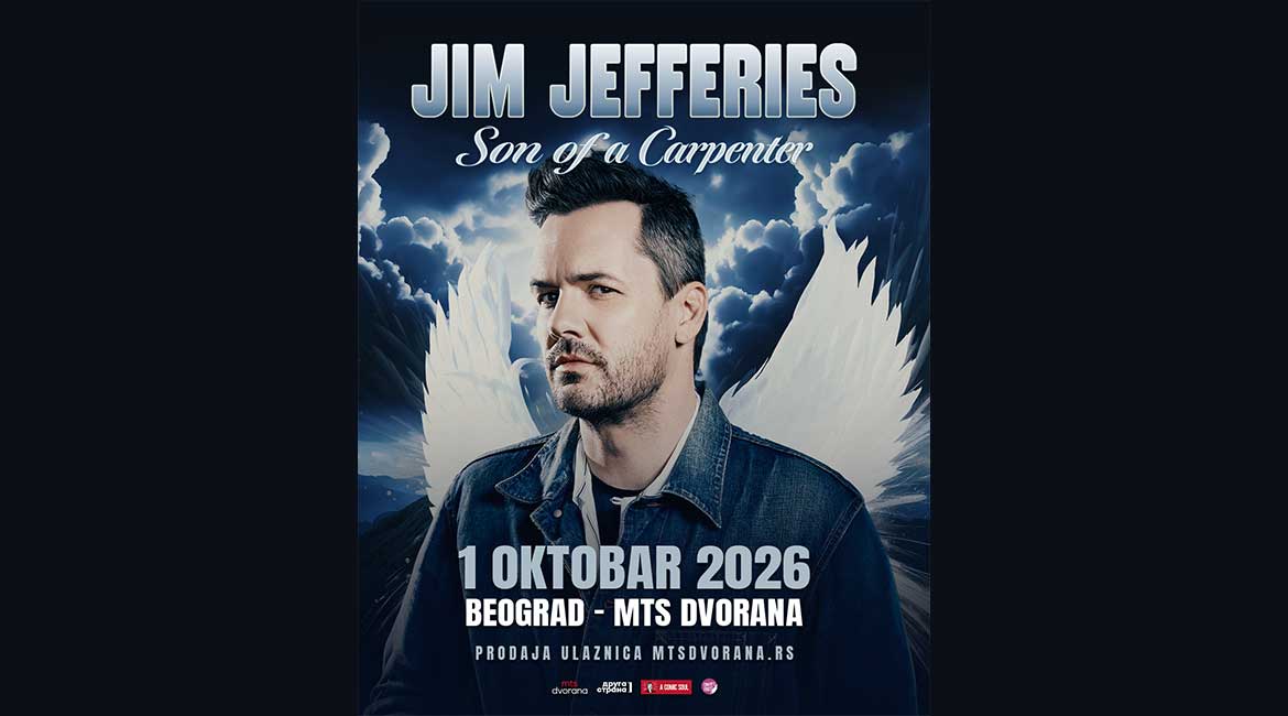 Jim Jefferies prvi put u mts Dvorani: Spektakl Son of a Carpenter