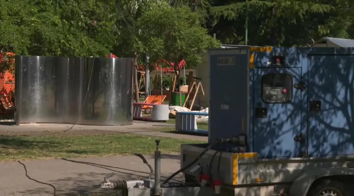 Dani porodice na Tašmajdanu: Smeće i uništeno zelenilo