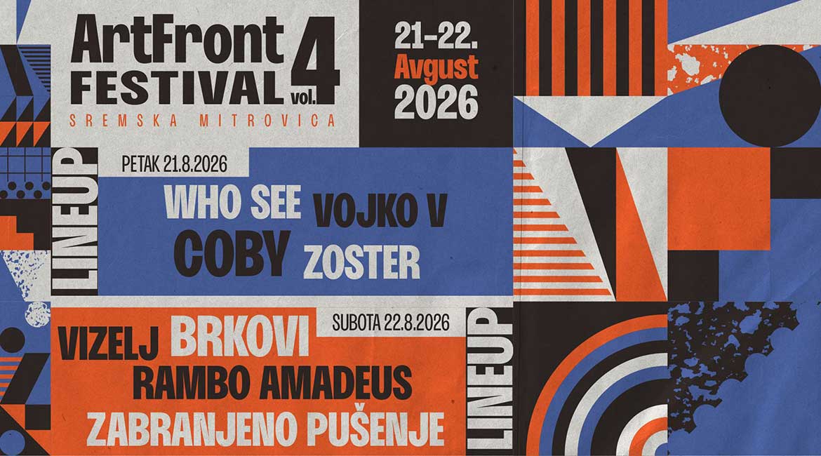Kompletan lineup za 4. Art Front festival u Sremskoj Mitrovici