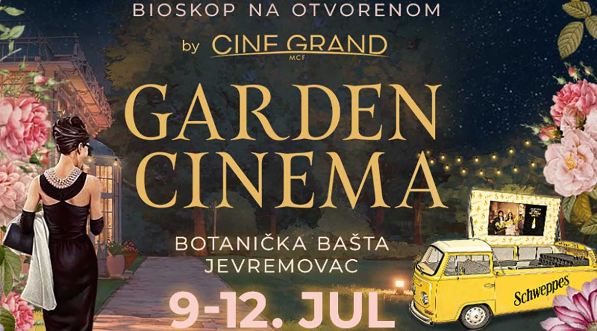 Garden Cinema by Cine Grand u Botaničkoj bašti Jevremovac