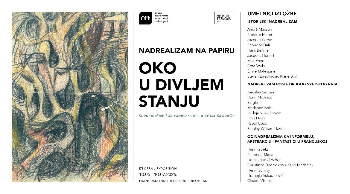 Izložba Nadrealizam na papiru u Beogradu: Oko u divljem stanju