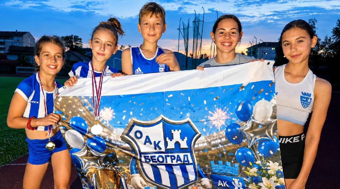 Četvoro mladih atletičara briljiralo na prvenstvu Centralne Srbije