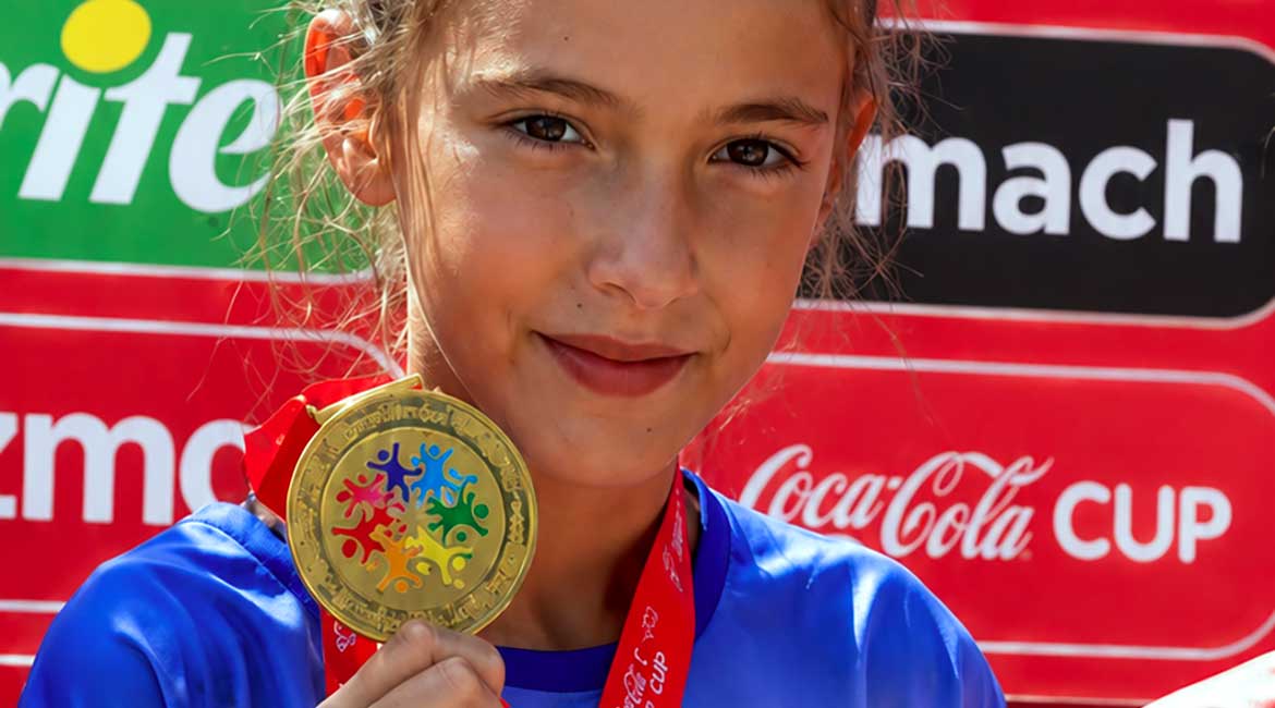 Tessa Čoković najbrža devojčica na Balkanu