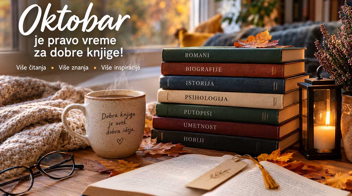 Oktobar u znaku knjiga: Ideje za čitanje, nove navike i male rituale